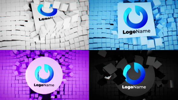 Dynamic Cubes Logo Reveal Bundle Logo Stings template preview