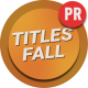 Fall Titles MOGRT - VideoHive Item for Sale