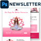 Yoga Meditation Email Newsletter PSD Template