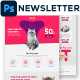 Pet Food Email Newsletter PSD Template