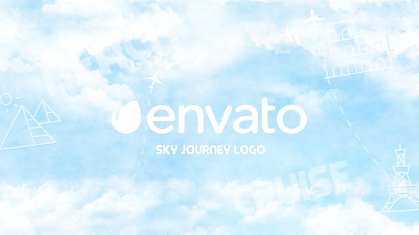 Sky Journey Logo Logo Stings template preview