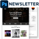 Photography Email Newsletter PSD Template