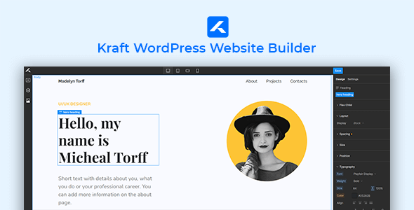 [DOWNLOAD]Kraft - WordPress Website Builder