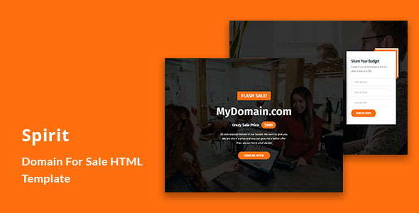 Spirit - Domain for Sale HTML Template