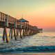 Sunrise over a pier in the ocean - PhotoDune Item for Sale