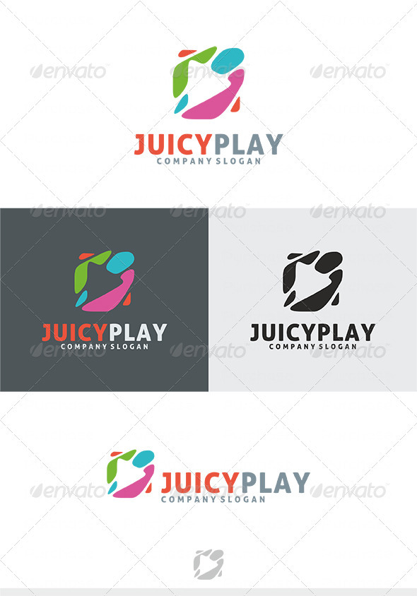Juicy Play Logo - Symbols Logo Templates