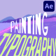 Hand Drawn Painting Typography for After Effects