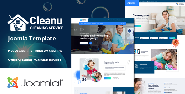 Cleanu - Cleaning Services Joomla Template | Cleaner
