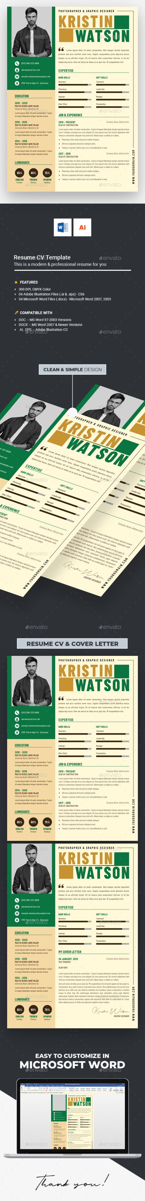 Creative Colorful Resume CV