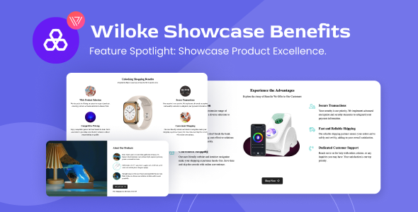 Wiloke Showcase Benefits Elementor Addon