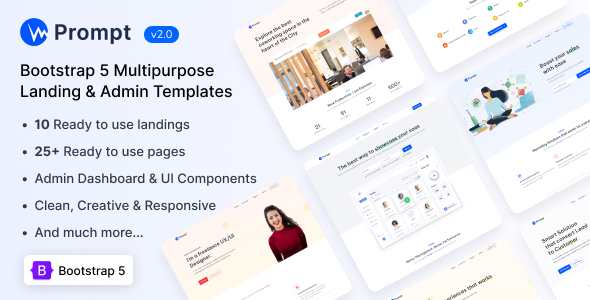 Prompt - Modern & Multipurpose Bootstrap 5 Template