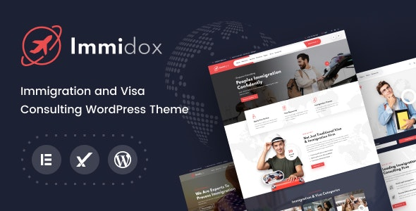 Immidox - Immigration and Student consultancy Wordpress Theme + RTL
