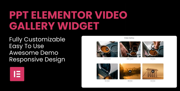 PPT - Video Gallery Elementor Widget