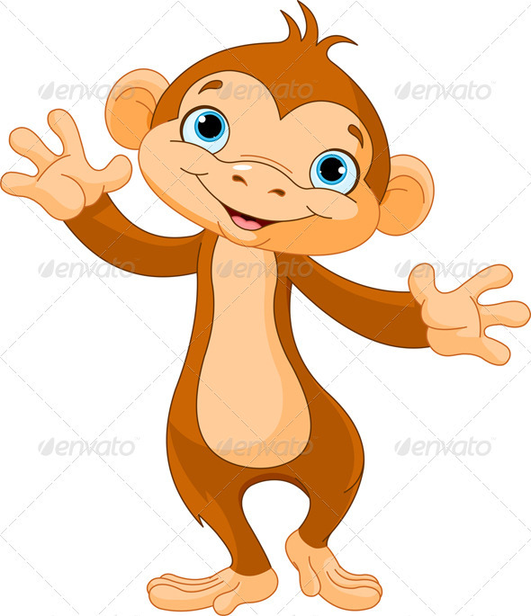 Baby Monkey - Animals Characters