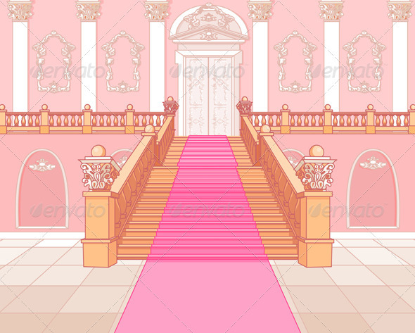 Luxury Staircase in Palace - Buildings Objects