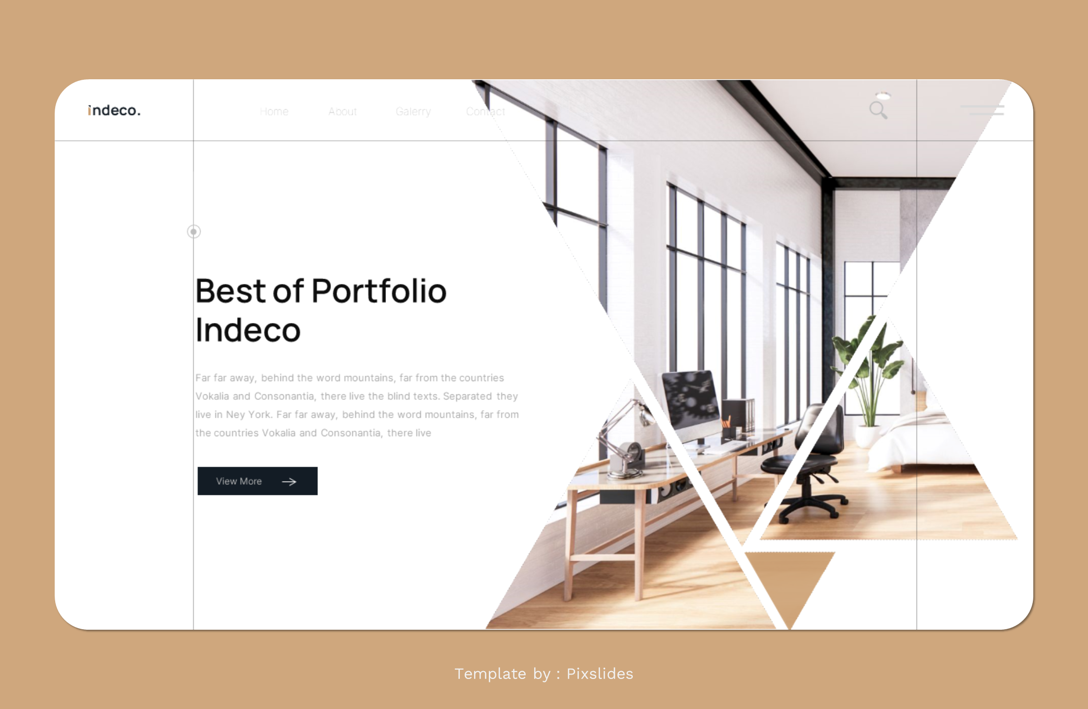 Indeco - Interior Design PowerPoint Presentation Template, Presentation ...