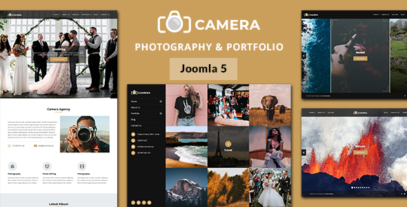 Camera - Photography and Portfolio Joomla Template