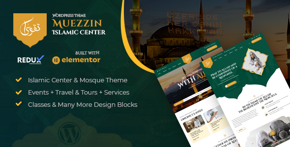Muezzin- Islamic Center & Mosque WordPress Theme