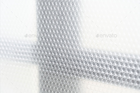 Double-glazed windows made from bubble wrap
