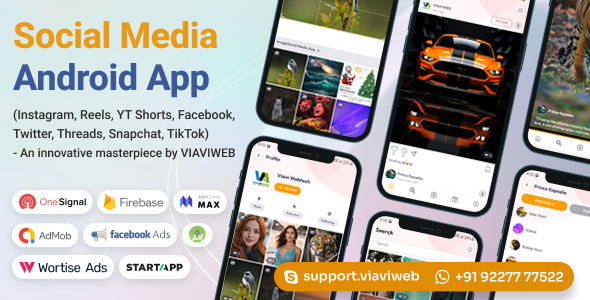 Social Media App Banner