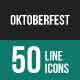 Oktoberfest Line Icons
