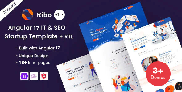 Ribo - IT & SEO Marketing Agency Angular 17+ Template