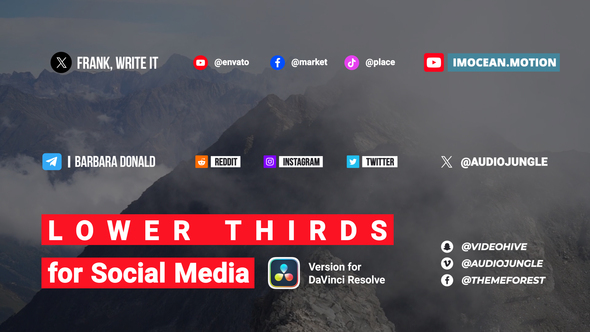 Lower Thirds for Social Media | DaVinci Resolve