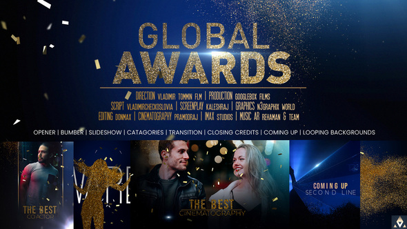 Awards Opener broadcast-packages template preview