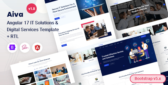 Aiva - Angular 17+ IT Solutions & Technology Services Template