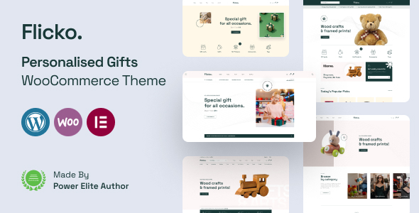 Flicko - Pesonalised Gifts WooCommerce WordPress Theme