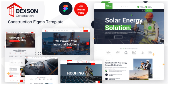 Dexson - Construction Figma Template