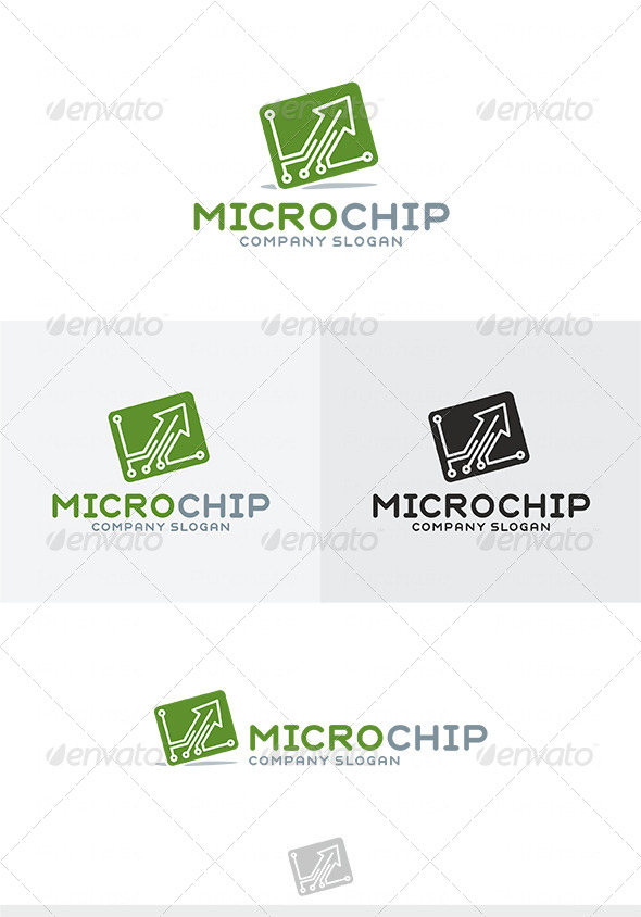 Micro Chip Logo type1 - Symbols Logo Templates