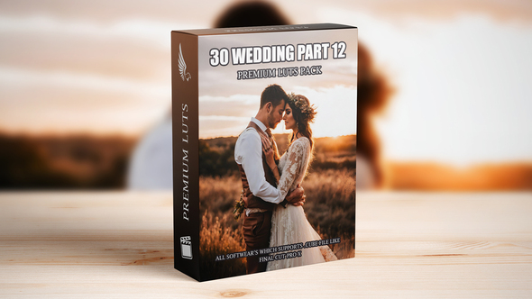 Professional Cinematic LUTs Collection: 30 Wedding Video Presets for Elite Videography