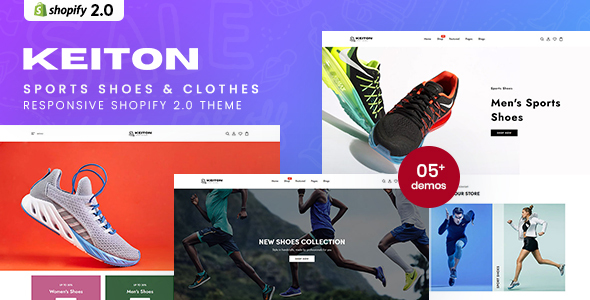 Keiton – Running Shoes, Sports Shoes & Clothes Shopify 2.0 Theme