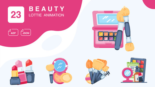 Beauty Animated Icons | After Effects