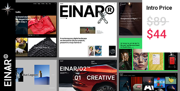 Einar - Design Agency WordPress Theme