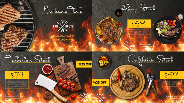 Barbecue Food Promo Product Promo template preview