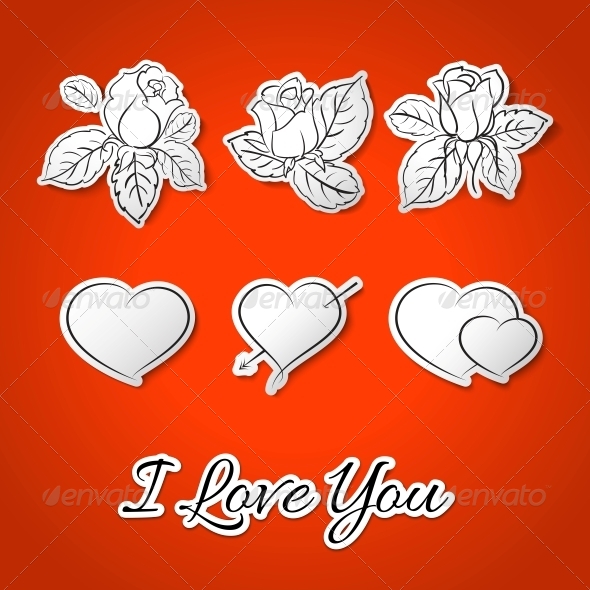I love you! Valentine's Day. - Abstract Conceptual