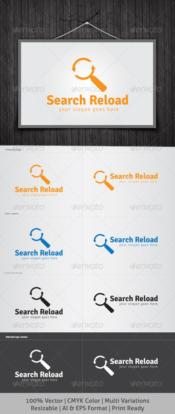 Search Reload Logo - Objects Logo Templates