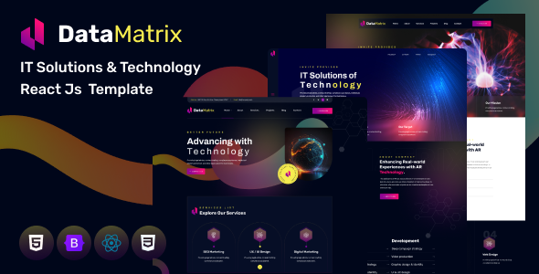 [DOWNLOAD]DataMatrix - IT Solutions & Technology React Template