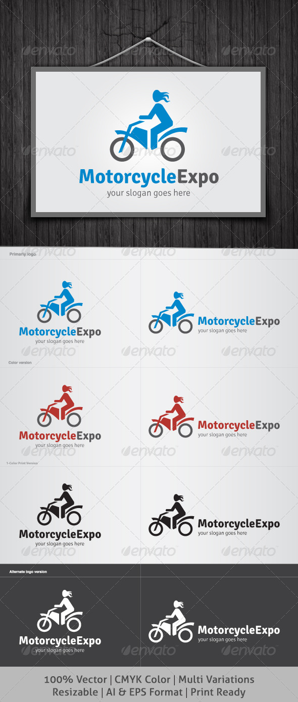 Motorcycle Expo Logo - Objects Logo Templates
