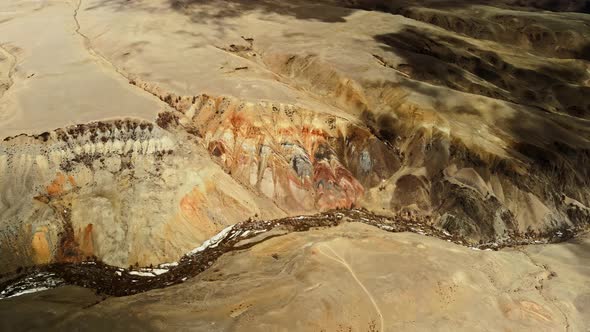 Mountain Ranges Taken From a Great Height