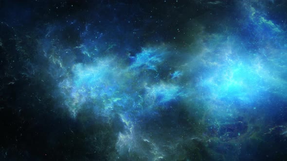 4k Blue Space 03, Motion Graphics 