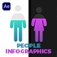 People Infographics | Dark and Light Themes - VideoHive Item for Sale
