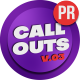 Call Outs Pack Mogrt - VideoHive Item for Sale