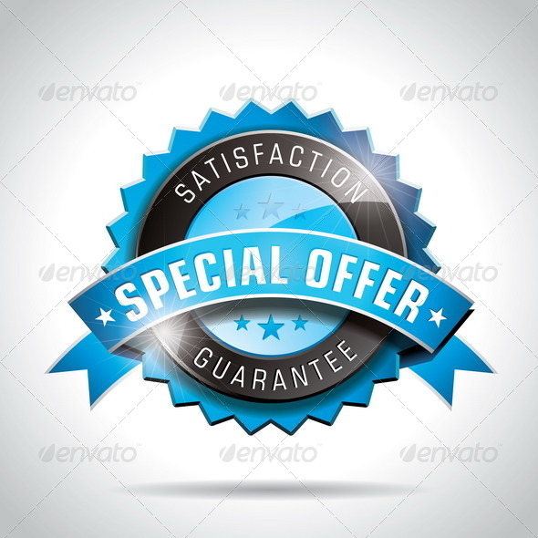 Vector Special Offer Labels Illustration - Web Elements Vectors