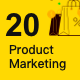 20 Product Marketing Illustrationsset