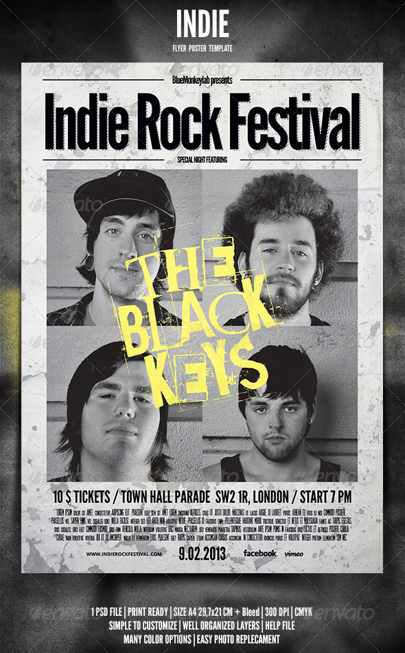Indie Flyer / Poster 4 - Events Flyers