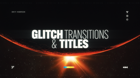 Glitch Transitions & Titles