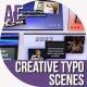 Creative Typo Scenes - VideoHive Item for Sale